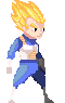 Super Mario Python Vegeta sprite